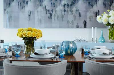  Contemporary Apartment Dining Room. East 83rd Street Residence by Robert Kaner Interior Design.