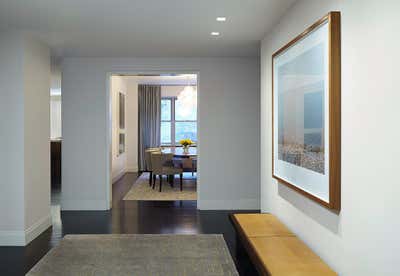  Contemporary Modern Apartment Entry and Hall. East 83rd Street Residence by Robert Kaner Interior Design.