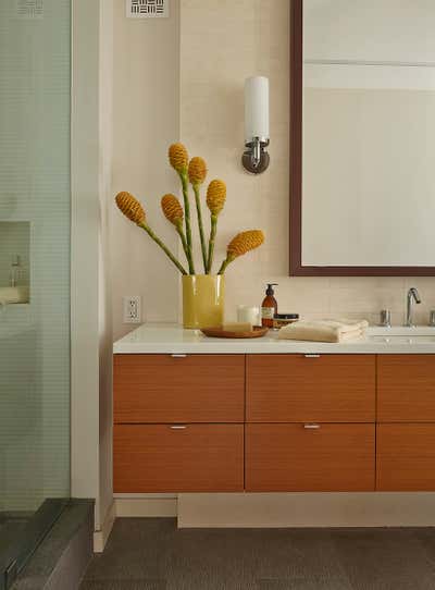  Modern Apartment Bathroom. East 83rd Street Residence by Robert Kaner Interior Design.