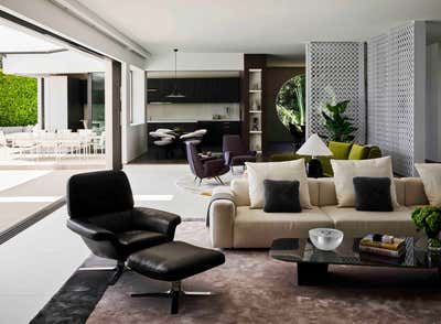  Mid-Century Modern Family Home Living Room. Trousdale Estates Home  by BA Torrey.