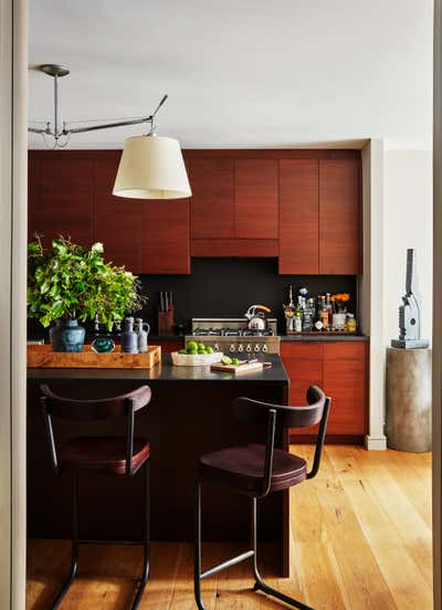  Eclectic Apartment Kitchen. Designer's Own Home  by TORREY.