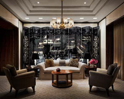  Art Deco Apartment Living Room. Penthouse New York City by Juan Montoya Design.