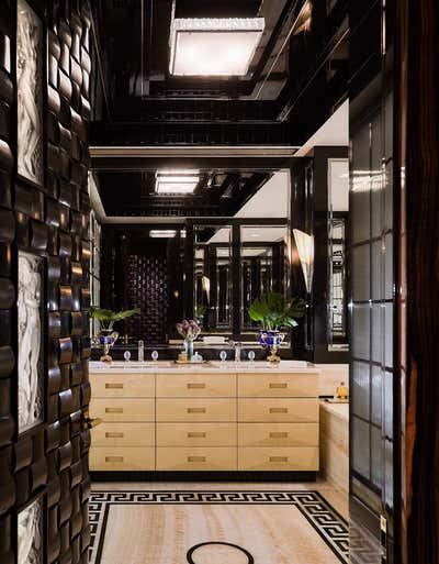  Art Deco Apartment Bathroom. Penthouse New York City by Juan Montoya Design.