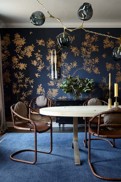 Eclectic Dining Room. Sleepy Hollow by Greyscale Interiors.