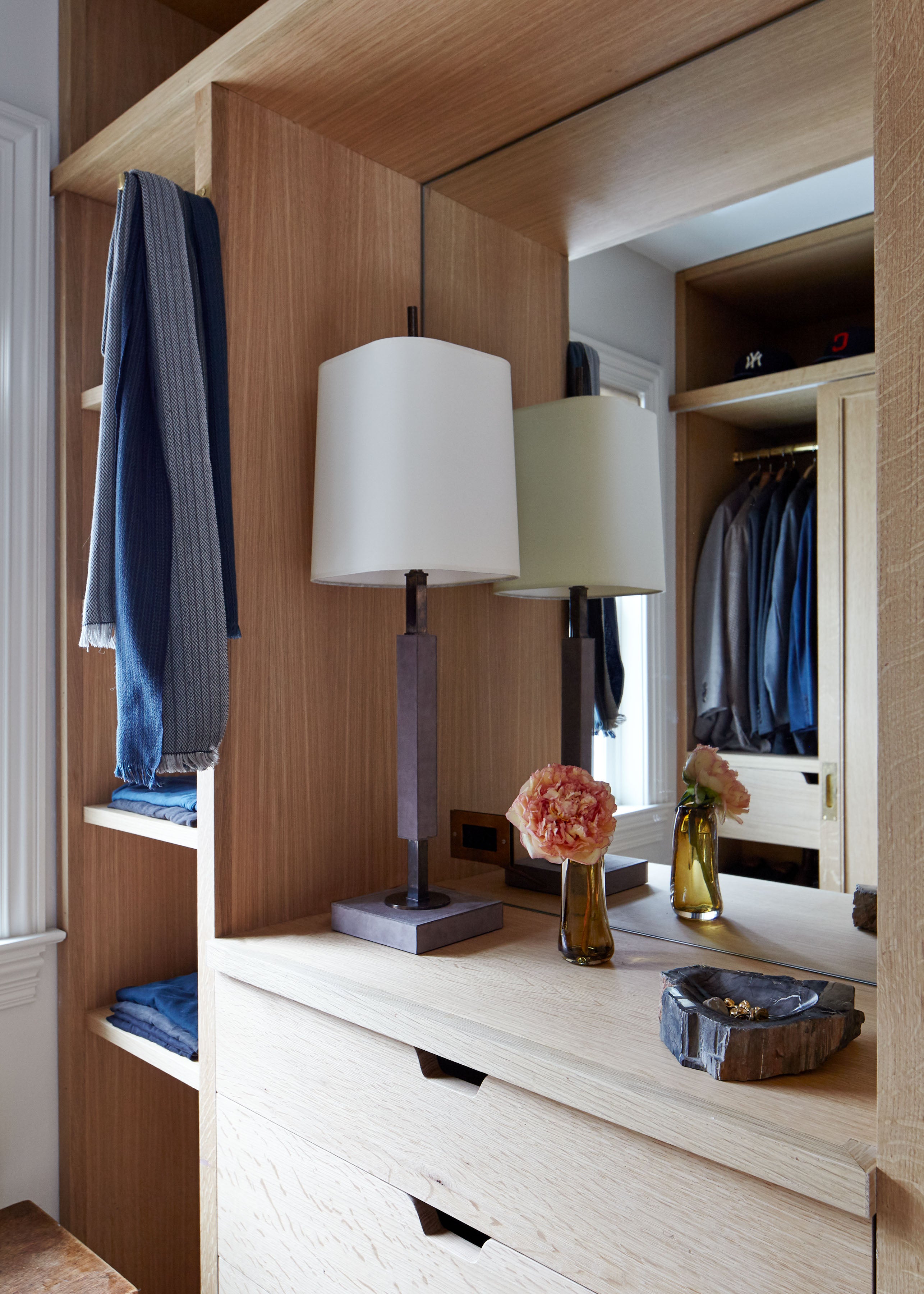 Eclectic Storage Room and Closet