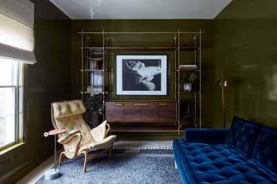 Eclectic Family Home Office and Study. Sleepy Hollow by Greyscale Interiors.