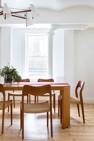  Bohemian Family Home Dining Room. Tribeca Family Loft by Young & Frances.
