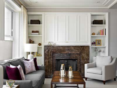  Transitional Apartment Living Room. Walton Street  by Kate Taylor Interiors.