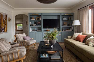  Traditional Family Home Living Room. N28 Tudor by Heidi Caillier Design.