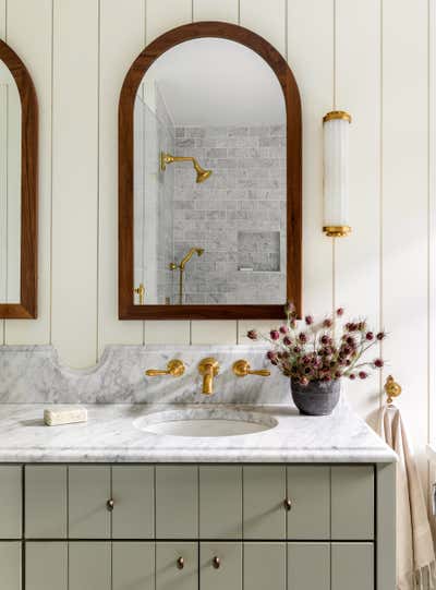  Traditional Family Home Bathroom. N28 Tudor by Heidi Caillier Design.