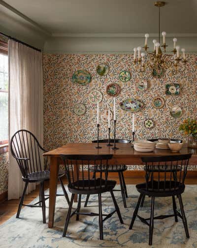  Traditional Family Home Dining Room. N28 Tudor by Heidi Caillier Design.