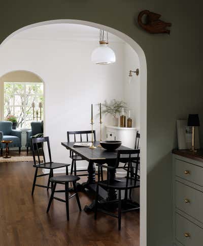  Traditional Family Home Dining Room. Capitol Hill Carriage House by Heidi Caillier Design.