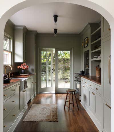  Traditional Family Home Kitchen. Capitol Hill Carriage House by Heidi Caillier Design.