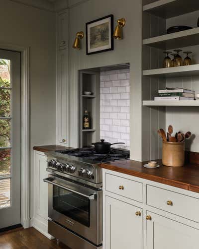  Traditional Family Home Kitchen. Capitol Hill Carriage House by Heidi Caillier Design.