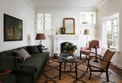  Traditional Family Home Living Room. Capitol Hill Carriage House by Heidi Caillier Design.