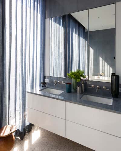  Contemporary Apartment Bathroom. 42 Crosby St by Samuel Amoia Associates.