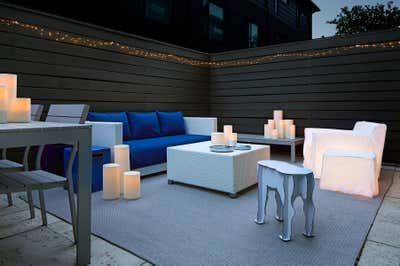 Modern Patio and Deck. Maison Blanche by RAD Design Inc..