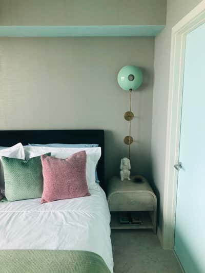 Contemporary Bachelor Pad Bedroom. Miami Paraiso Bay by MPG Designs.