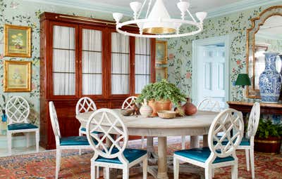  Maximalist Eclectic Country House Dining Room. Texas Farmhouse  by Redd Kaihoi.