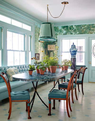  Maximalist Eclectic Country House Dining Room. Texas Farmhouse  by Redd Kaihoi.