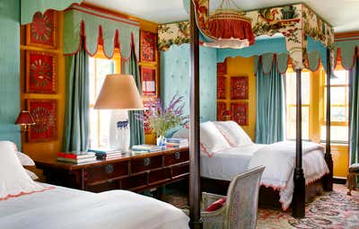  Maximalist Eclectic Country House Bedroom. Texas Farmhouse  by Redd Kaihoi.