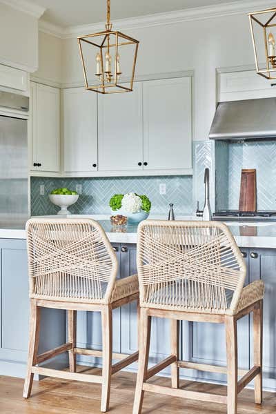  Art Deco Beach House Kitchen. ANDALUCIA LN by Kelly Ferm.