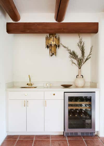  Minimalist Family Home Bar and Game Room. Santa Barbara Adobe  by Corinne Mathern Studio.