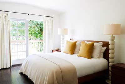  Art Deco Family Home Bedroom. Silverlake Bungalow by Corinne Mathern Studio.