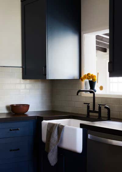  Art Deco Family Home Kitchen. Silverlake Bungalow by Corinne Mathern Studio.