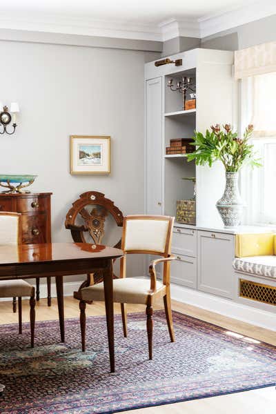  Eclectic Apartment Dining Room. Brooklyn Heights Promenade Residence by Indigo and Ochre Design.