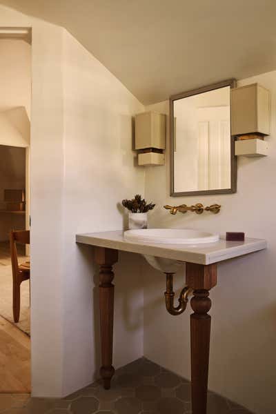  Minimalist Vacation Home Bathroom. Montecito Pied a terre by Corinne Mathern Studio.