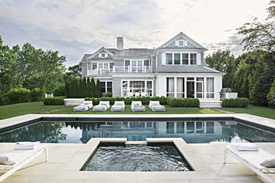  Contemporary Family Home Exterior. Water Mill 1 by Vanessa Rome Interiors.