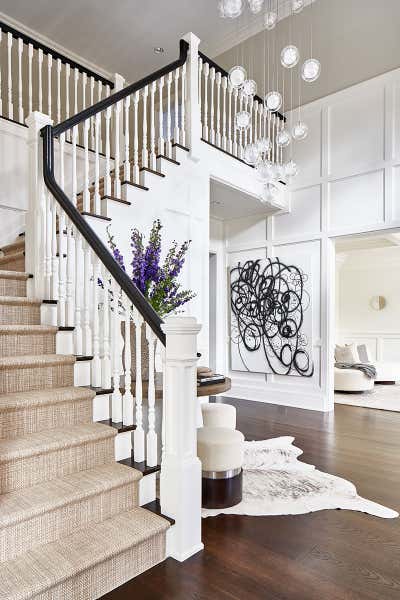  Contemporary Beach House Entry and Hall. Southampton 2 by Vanessa Rome Interiors.