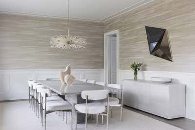  Contemporary Family Home Dining Room. Water Mill 2 by Vanessa Rome Interiors.