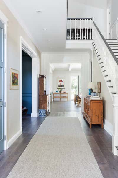  Transitional Family Home Entry and Hall. Valley Spring Toluca Lake by Hive LA Home.
