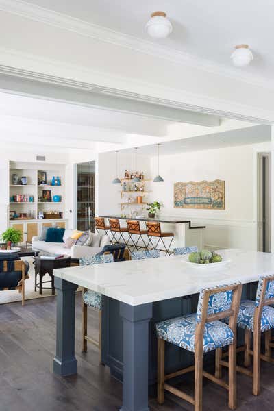  Transitional Family Home Open Plan. Valley Spring Toluca Lake by Hive LA Home.