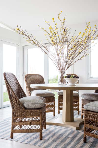 Eclectic Beach House Dining Room. Shoreheights Malibu Mid Century by Hive LA Home.