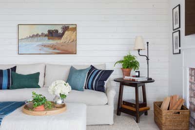 Eclectic Beach House Living Room. Shoreheights Malibu Mid Century by Hive LA Home.