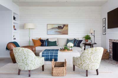  Coastal Eclectic Beach House Living Room. Shoreheights Malibu Mid Century by Hive LA Home.