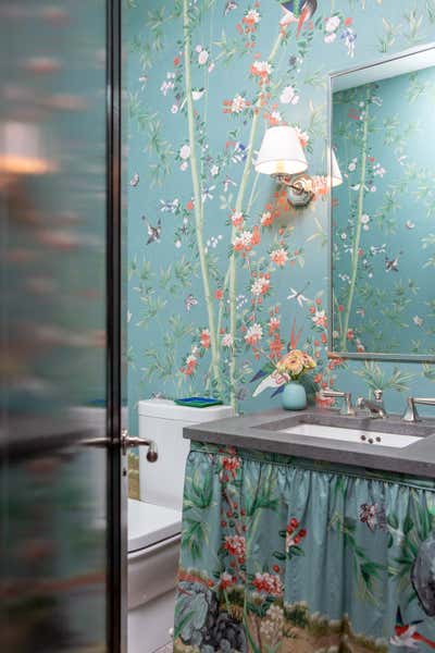  Maximalist Traditional Apartment Bathroom. Madison Square Apartment by Nick Olsen Inc..