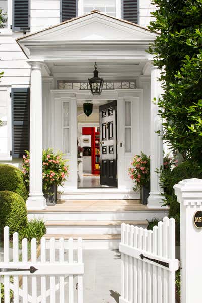  Maximalist Vacation Home Exterior. Historic Sag Harbor Home by Nick Olsen Inc..
