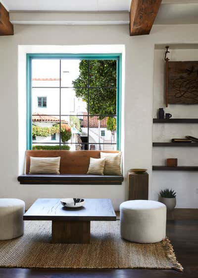  Rustic Living Room. Santa Barbara Wine Tasting Room by Corinne Mathern Studio.