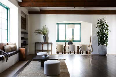  Rustic Living Room. Santa Barbara Wine Tasting Room by Corinne Mathern Studio.