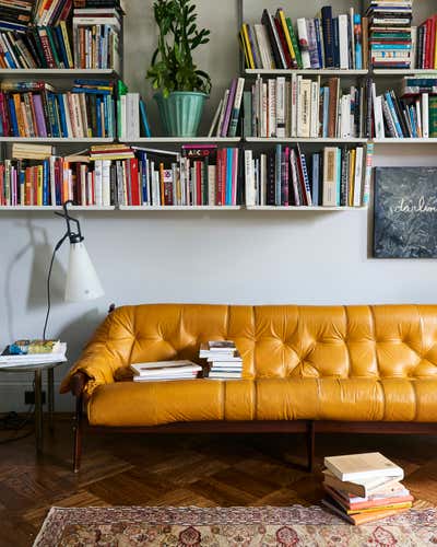  Maximalist Family Home Living Room. Brooklyn Brownstone by Charlap Hyman & Herrero.