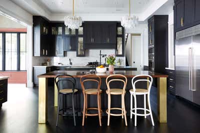  Eclectic Family Home Kitchen. bel air contemporary  by Black Lacquer Design.
