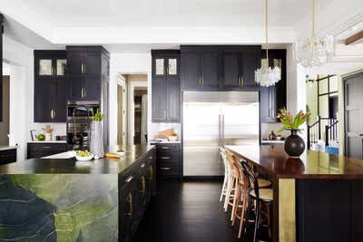  Eclectic Family Home Kitchen. bel air contemporary  by Black Lacquer Design.