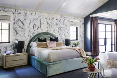  Eclectic Family Home Bedroom. bel air contemporary  by Black Lacquer Design.