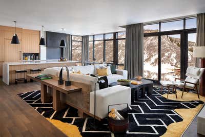  Rustic Rustic Apartment Living Room. Alpine Condo by KES Studio.
