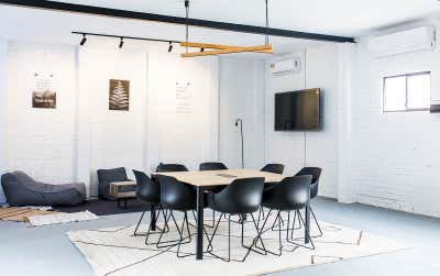  Industrial Healthcare Bar and Game Room. EnableAbility Centre by Tailor & Nest.
