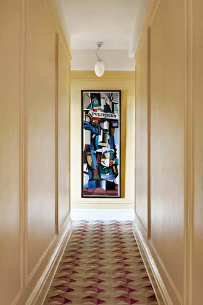  French Apartment Entry and Hall. Upper West Side, NYC by Patricia O'Shaughnessy Design.